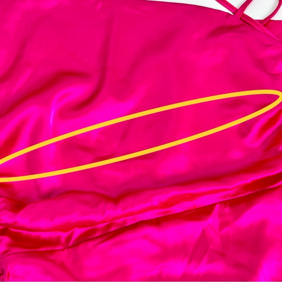 LULUS unique look hot pink asymmetrical backless mini dress - Picture 7 of 7